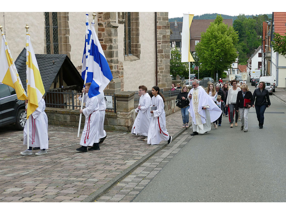 Bittprozession an Christi Himmelfahrt (Foto: Karl-Franz Thiede)